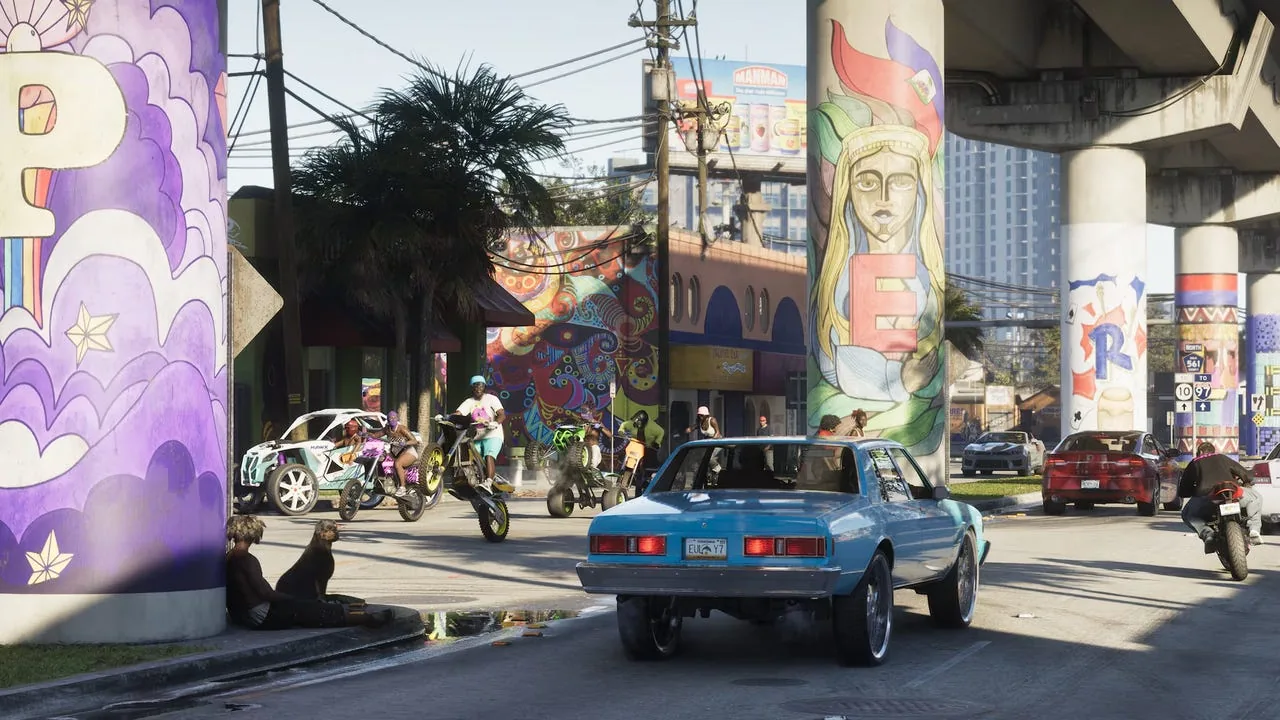 Vice City cityscape visual featured in IGN coverage of GTA 6 weather mechanics.