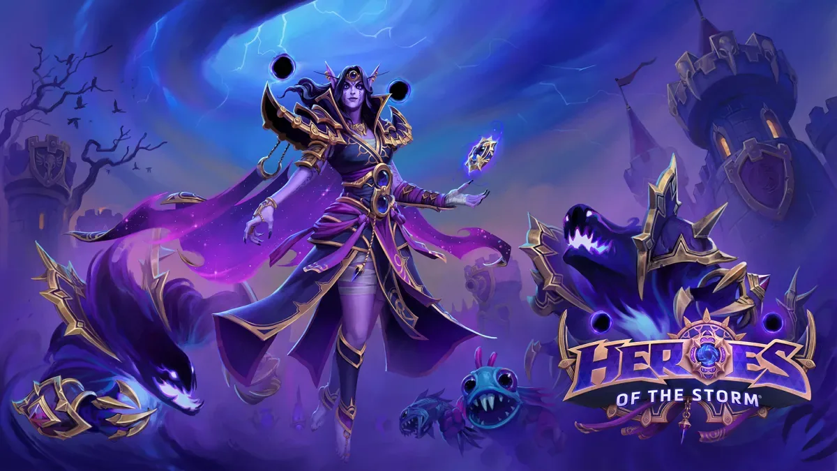 Game Informer promotional artwork showing Xal'atath joining Heroes of the Storm.