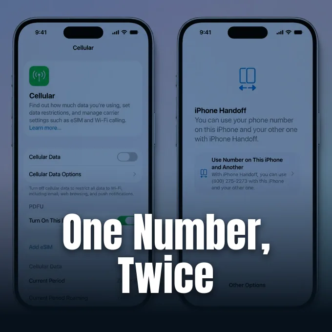 Image accompanying coverage of Apple's iPhone Handoff feature.