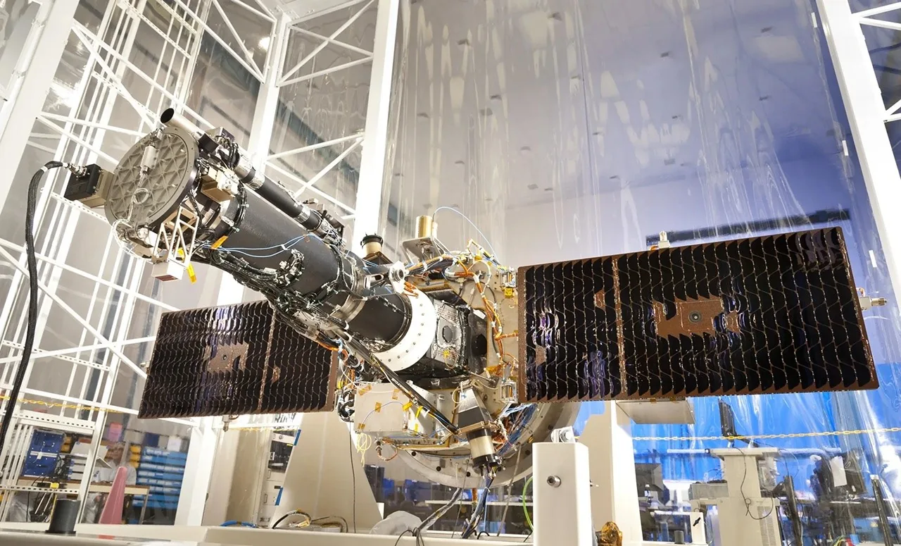 Solar imaging observation from NASA's Interface Region Imaging Spectrograph showing dynamic plasma in the solar atmosphere.