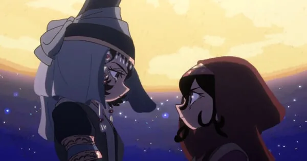 Official review artwork from Anime News Network for the Jaadugar witch in Mongolia season finale.