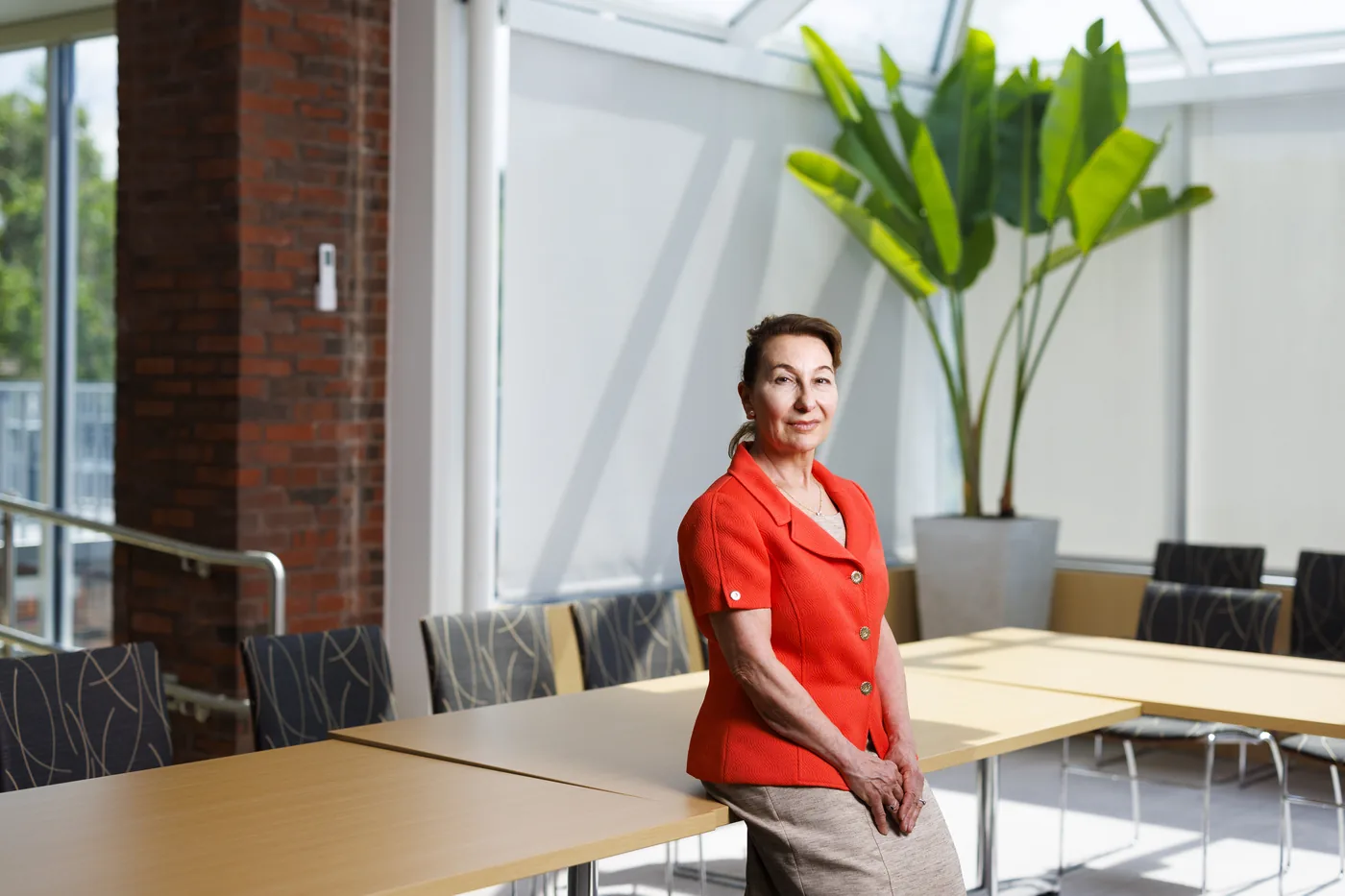 Profile feature image documenting Linda Bilmes and her analytical work on wartime expenditure.