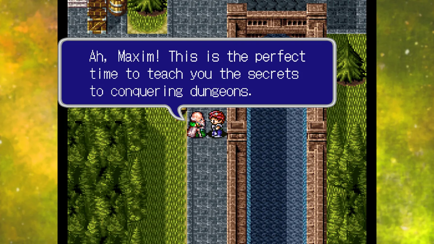Promotional artwork for Lufia Sinistrals Saga highlighting the remastered collection.