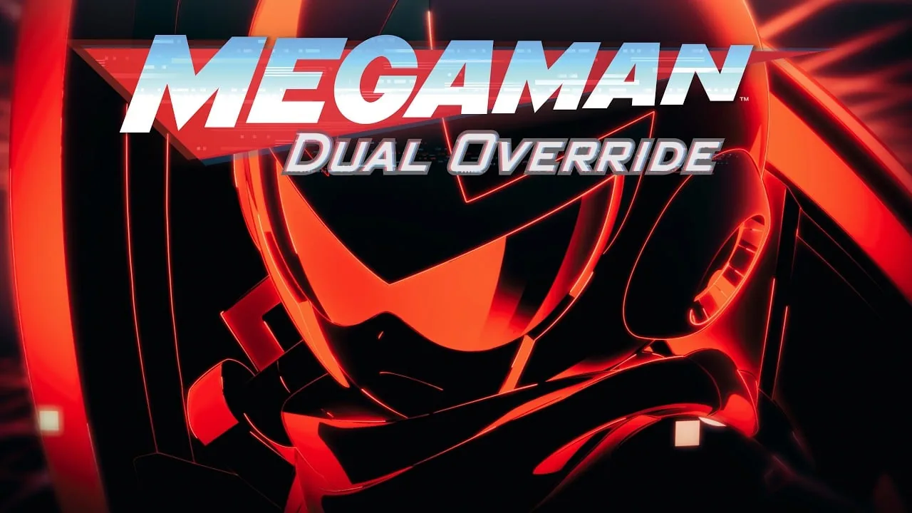 Gameplay preview visual for Mega Man Dual Override featuring Proto Man.