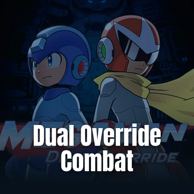 Promotional artwork for Mega Man Dual Override released by Capcom during the Tokyo Game Show presentation.