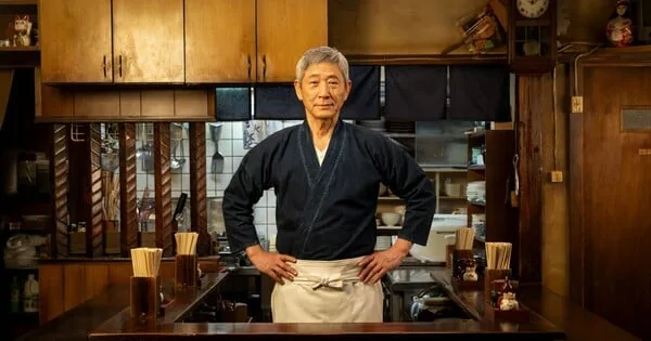 Promotional artwork from Anime News Network for the Midnight Diner adaptation.