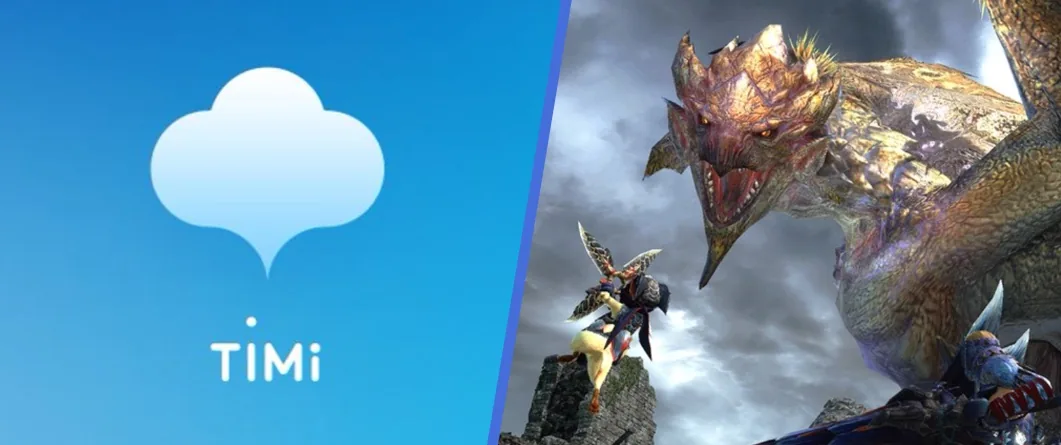 Capcom and TiMi Studio partnership announcement for Monster Hunter Outlanders.