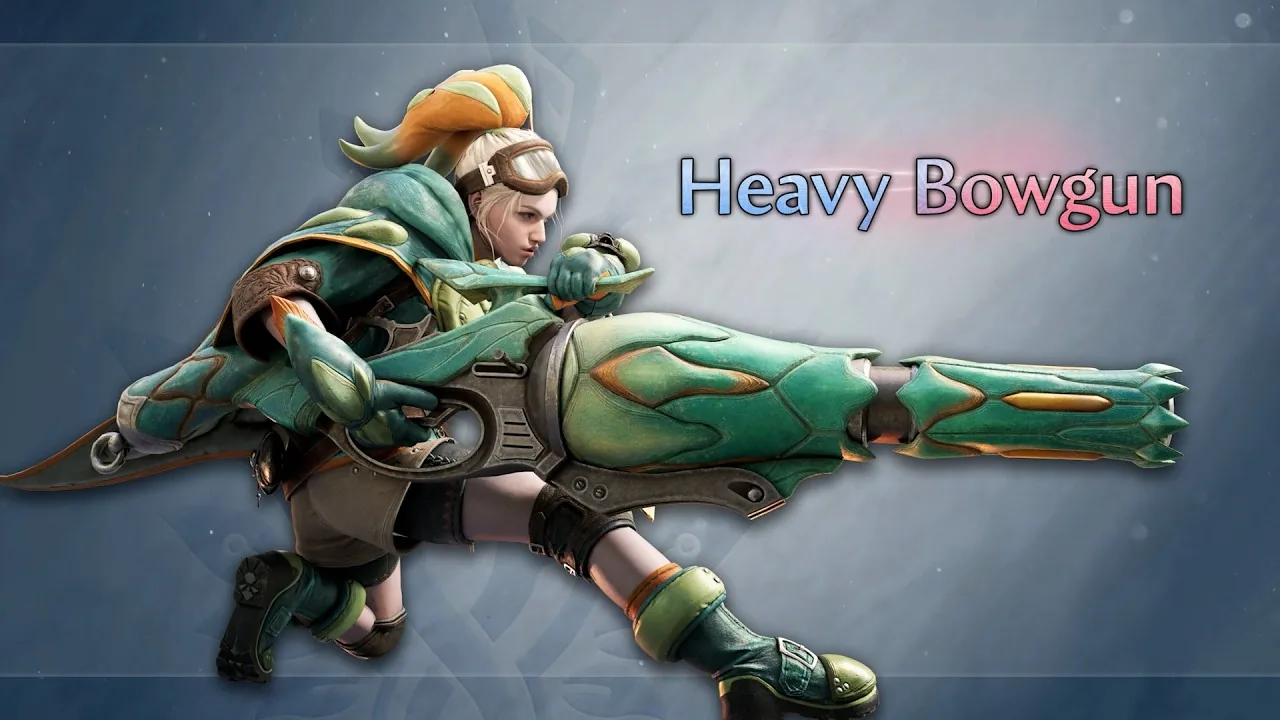 Promotional artwork from Noisy Pixel highlighting the Monster Hunter Wilds expansion Ascendance weapon demonstrations.