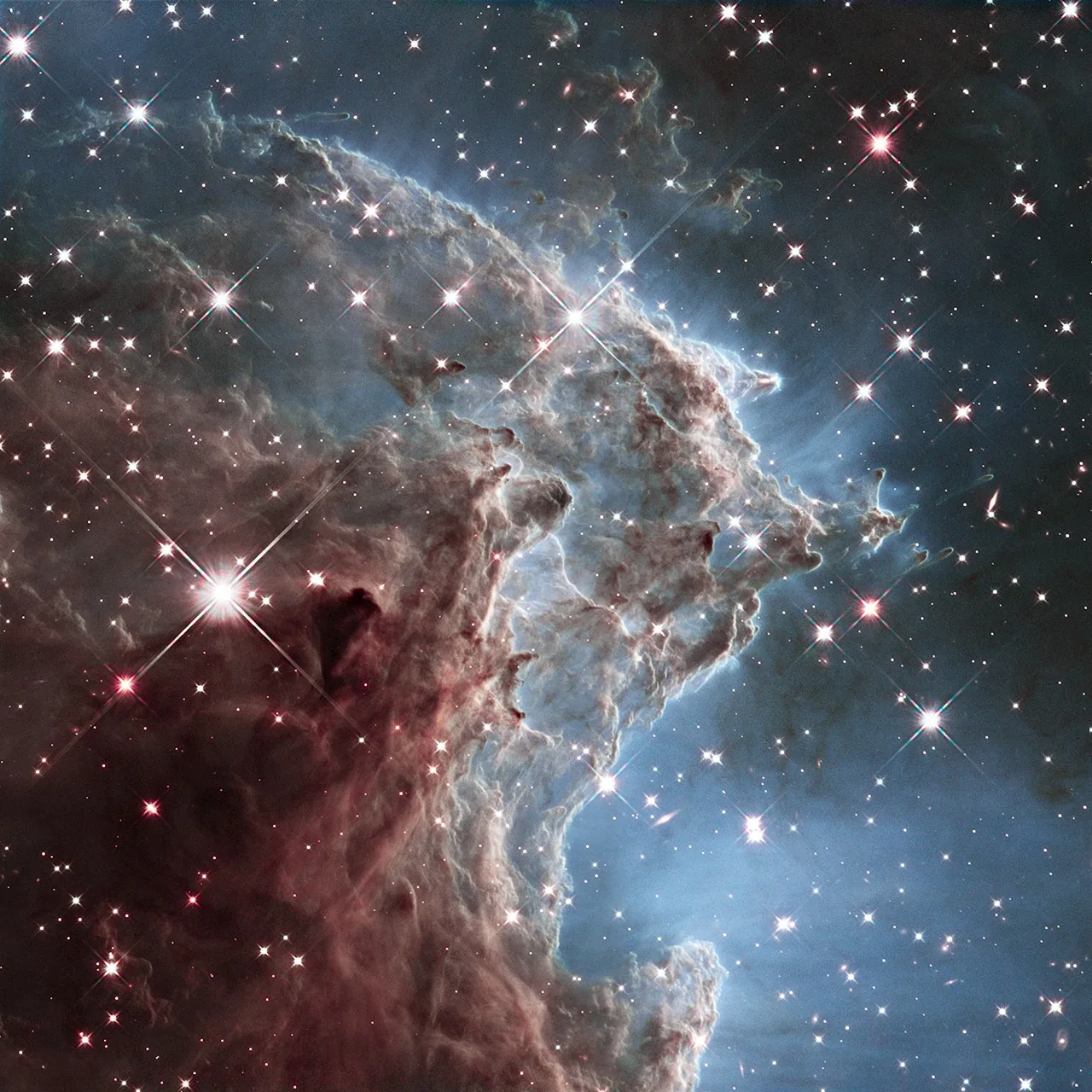 Hubble Space Telescope view of NGC 2174 featured by NASA Cosmic Origins.