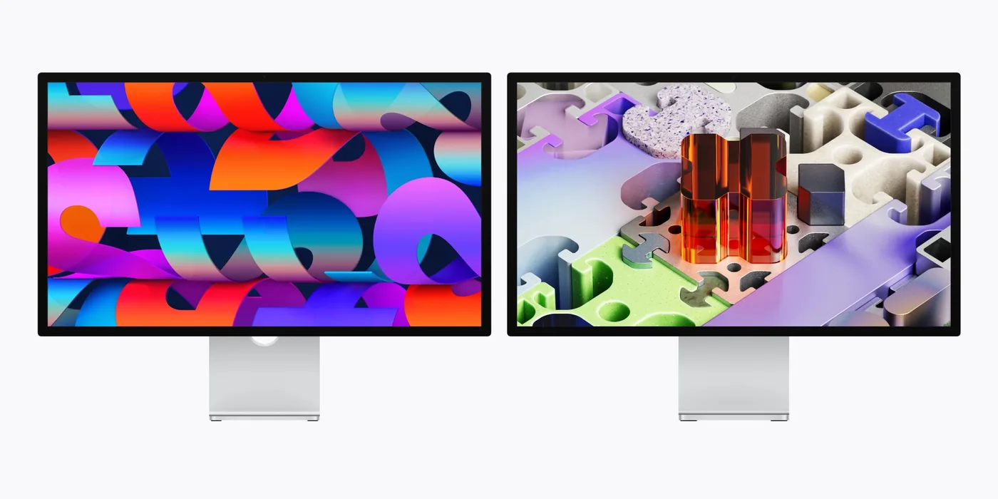 Apple Studio Display monitor evaluated as a companion screen for the new Mac Studio release.