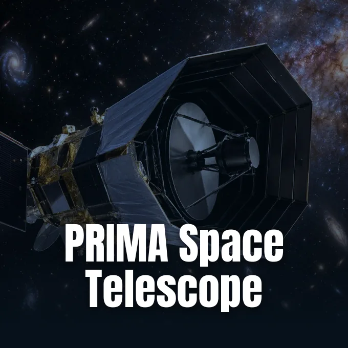 The official NASA insignia sphere logo published with the PRIMA mission announcement.