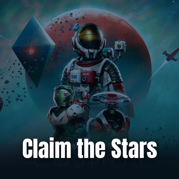 Promotional artwork for the No Man's Sky Cosmos update.