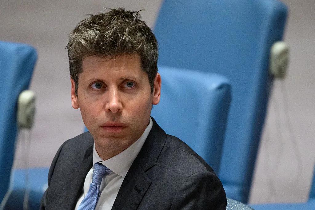 OpenAI Chief Executive Sam Altman during an international appearance discussing AI safety.