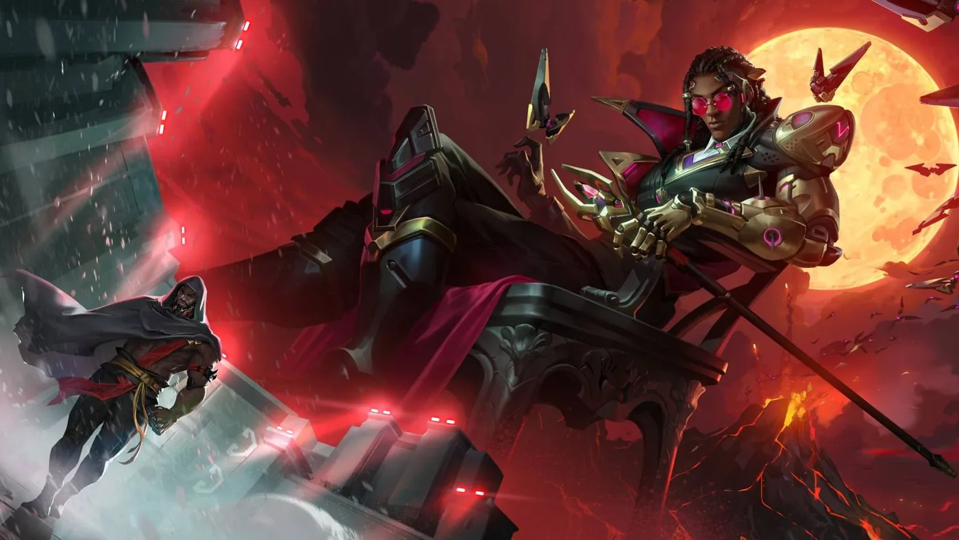 Game Rant promotional imagery highlighting the Overwatch new hero Doctrine at BlizzCon 2026.