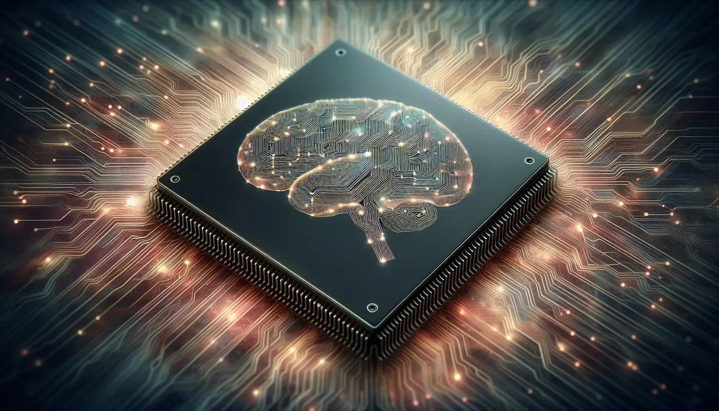 A semiconductor architecture concept representing physical AI chips.