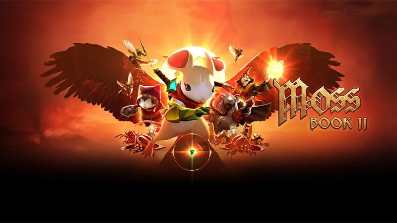 Promotional artwork for Moss: Book II featured in Noisy Pixel coverage.