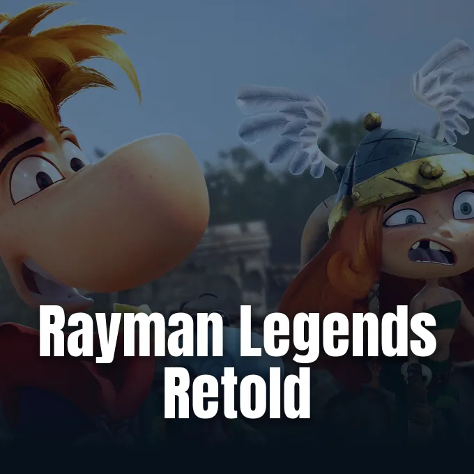 Official promotional character artwork for Rayman Legends Retold published by DualShockers.