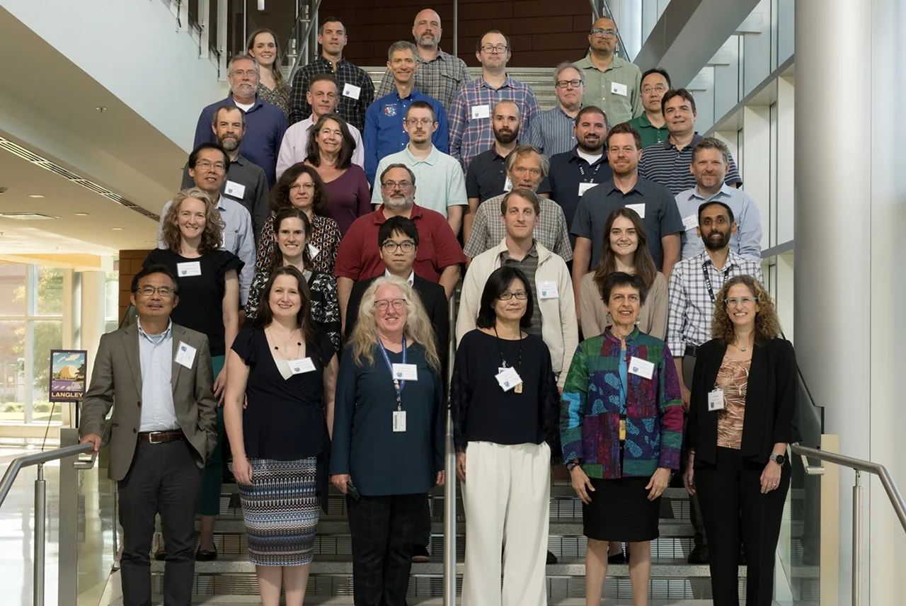 Atmospheric scientists gather at NASA Langley for the SAGE III ISS science team meeting.