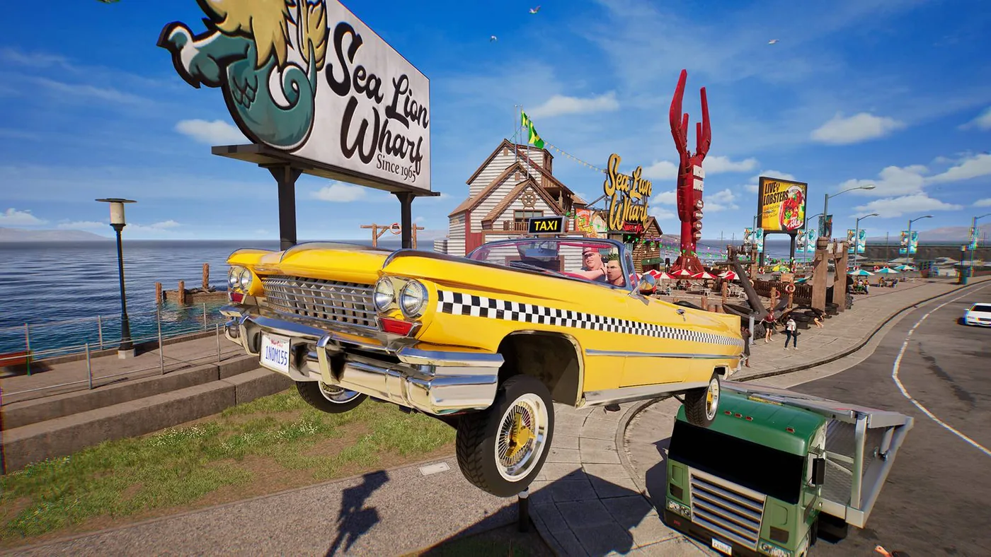 Gameplay screenshot from Sega's Crazy Taxi series featured in adaptation coverage.