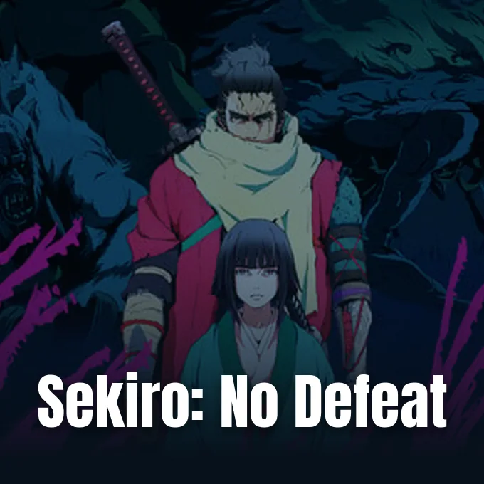 Official key visual for the Sekiro: No Defeat anime television series adaptation.