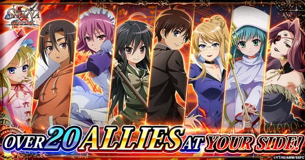 Promotional artwork for Shakugan no Shana: Blaze Edge.