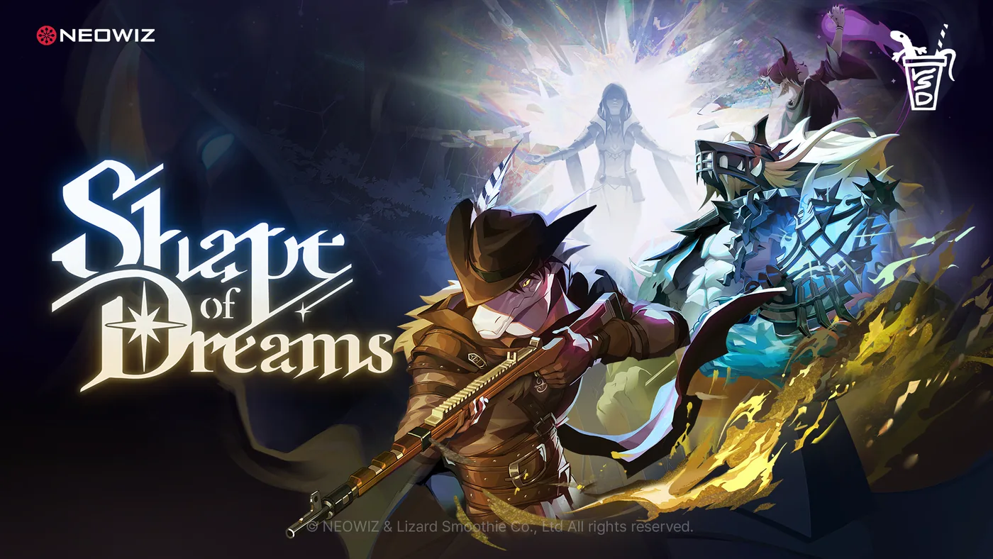 Promotional key art for Shape of Dreams console launch.