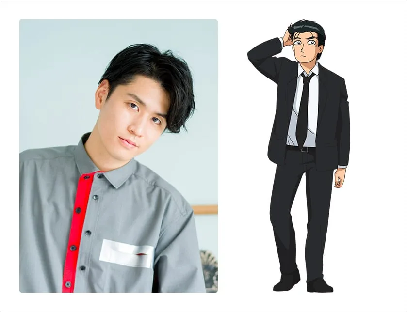 Promotional character artwork for the Shin Oishinbo anime television series.