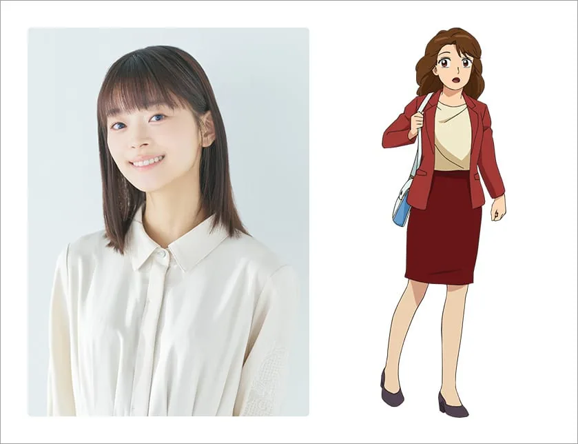 Teaser artwork featuring cast character designs for the Shin Oishinbo anime project.