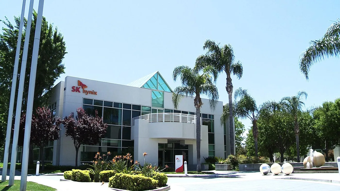 SK hynix corporate headquarters building in South Korea where manufacturing options for SK hynix memory chips are evaluated.