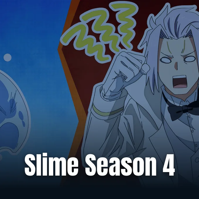 Trailer promotional still for the Clayman's Revenge spinoff alongside Slime Season 4 announcements.