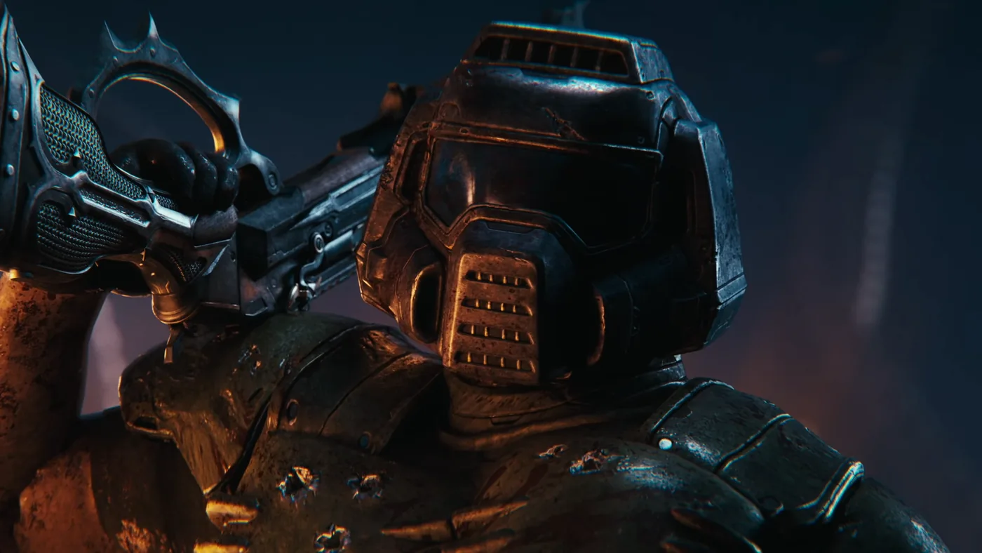 A scene from The Haunting launch trailer for Call of Duty.