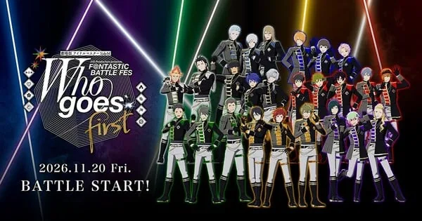Promotional visual for The Idolm@ster SideM announcement.