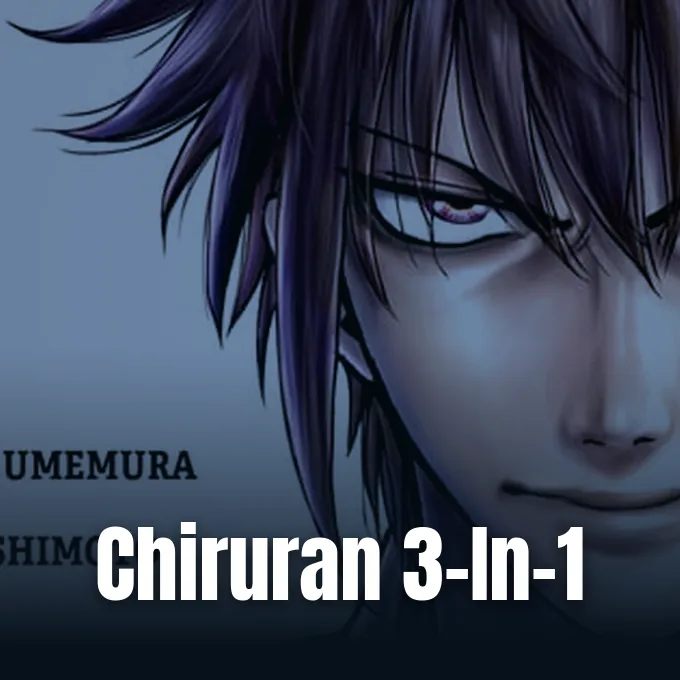 Cover artwork for Titan Manga's Chiruran 3-in-1 omnibus manga release