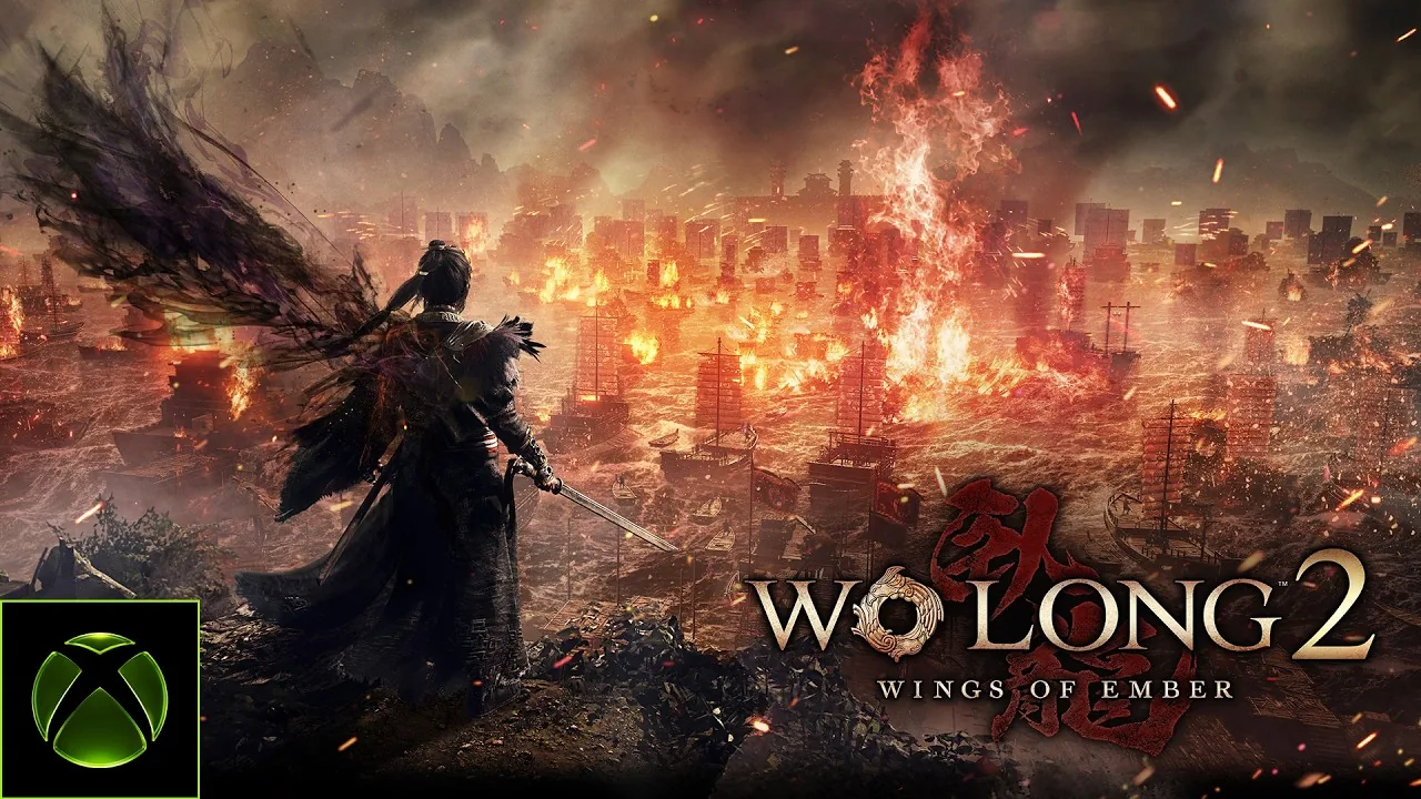 Promotional video still of the Zuochi boss battle in Wo Long 2: Wings of Ember from the Tokyo Game Show broadcast.