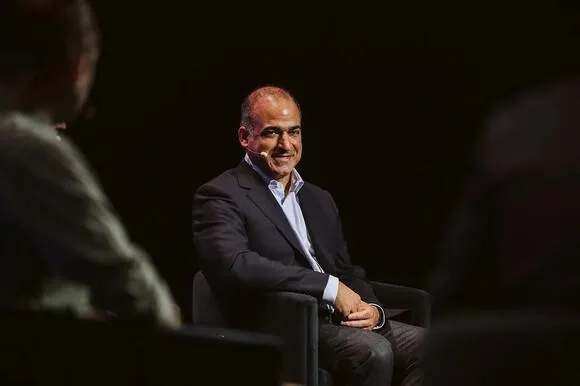 AMI Labs executive Michael Rabbat participates in an All In conference panel examining world models