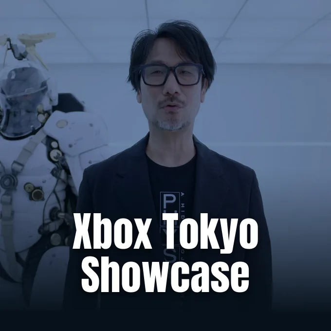Game designer Hideo Kojima during promotional coverage of the Physint announcement for Xbox Tokyo Game Show.
