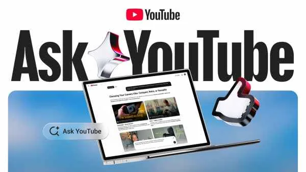 Ask YouTube shopping interface presented during the YouTube custom feeds launch event.