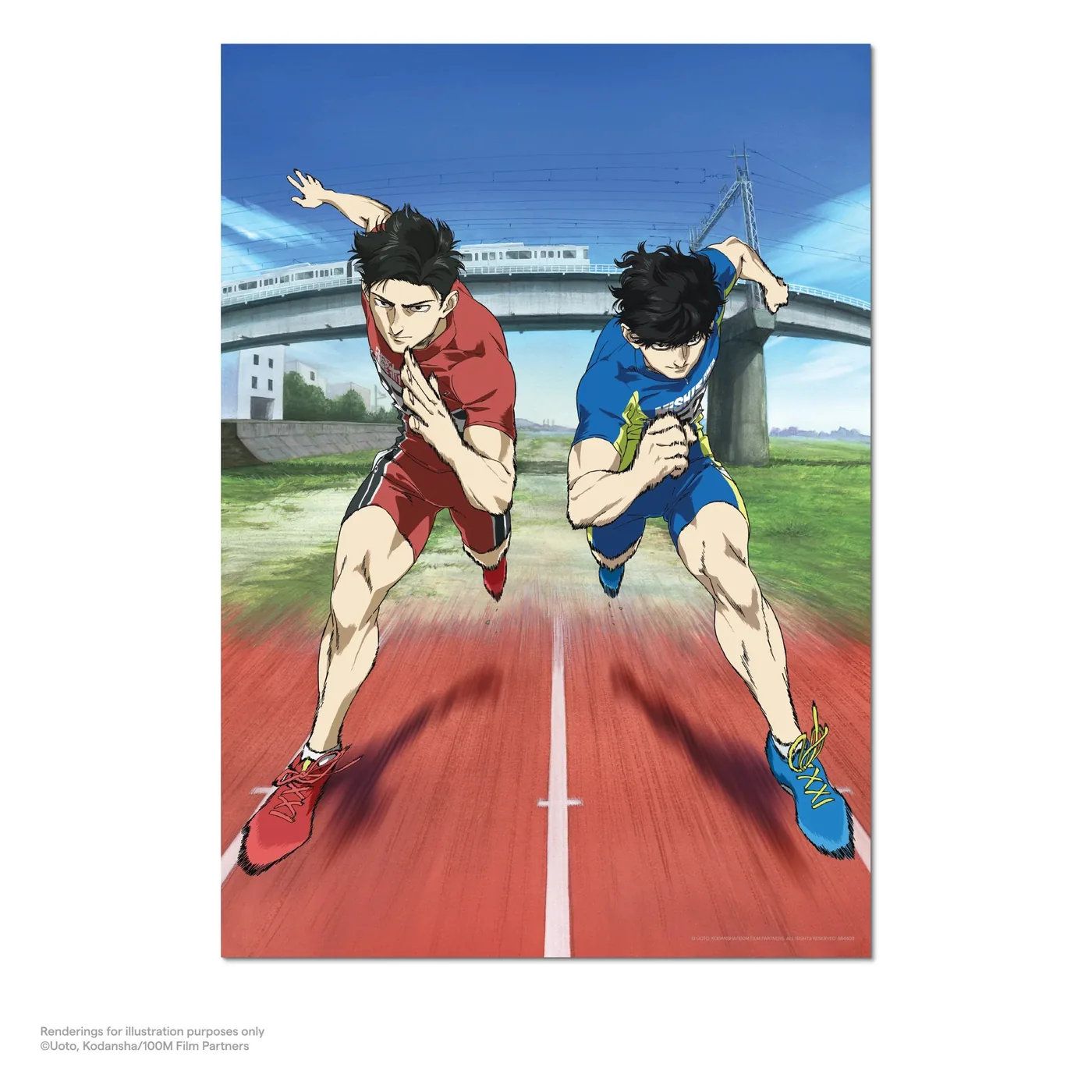 Mini-poster included with the 100 Meters Blu-ray collector's edition.