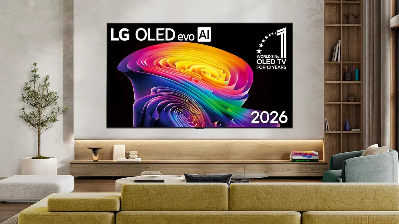 LG 77-inch C6 OLED television display