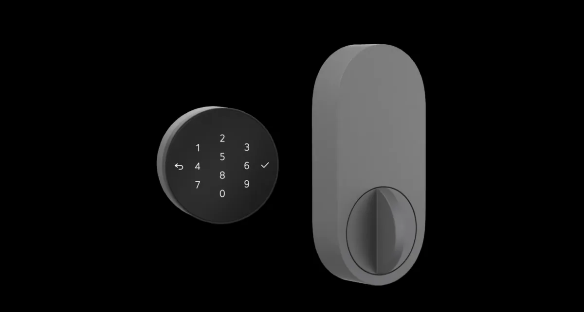 Leaked render of smart home accessories co-developed by LG and Apple.