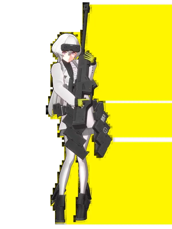 Official character artwork of Honami for JJK: Heavily Armed High School Girls Wordless Record.