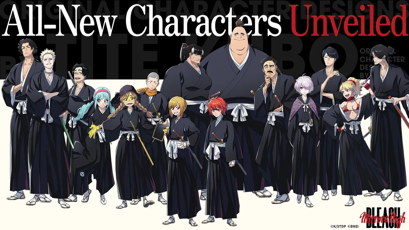 Bleach Mirrors High character lineup promotional artwork