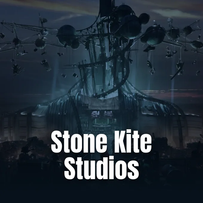 Promotional artwork for Stone Kite, the transmedia studio launched by Bungie co-founder Jason Jones and author Margaret Stohl.