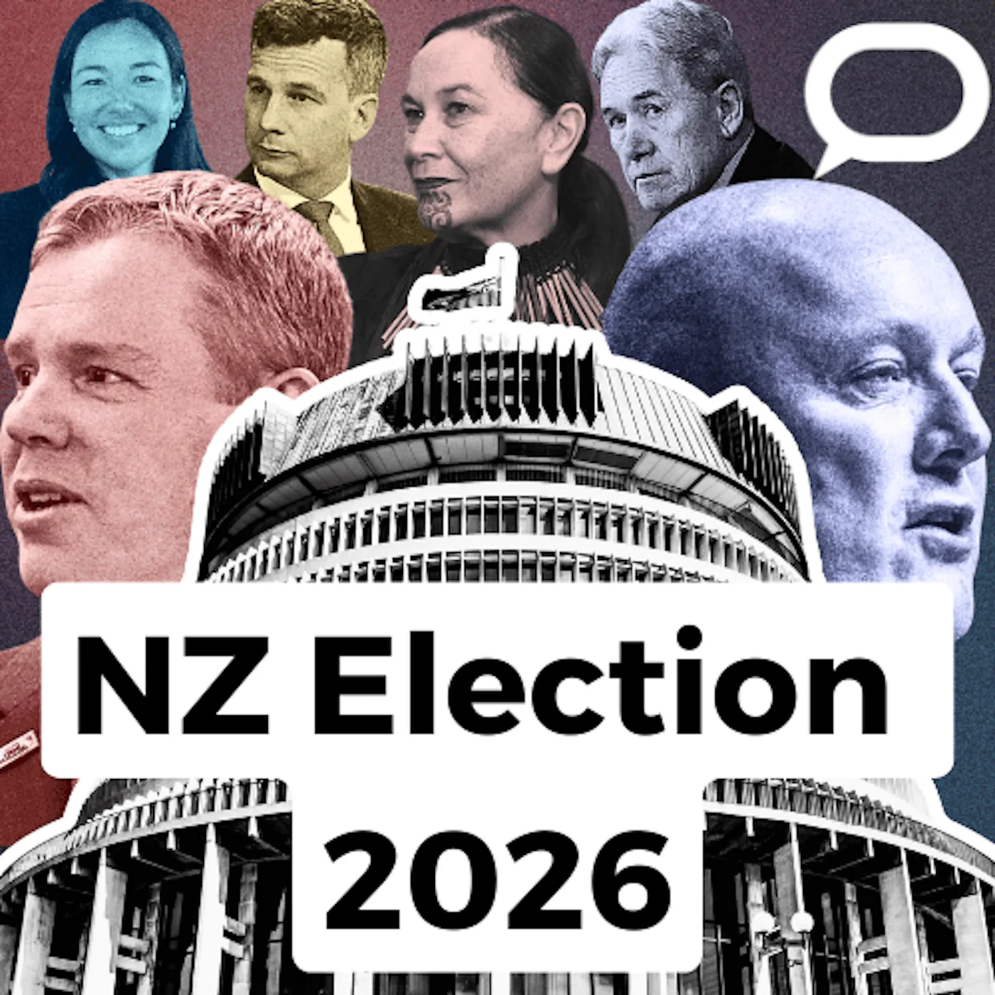 Election coverage graphic examining healthcare policy debates in New Zealand