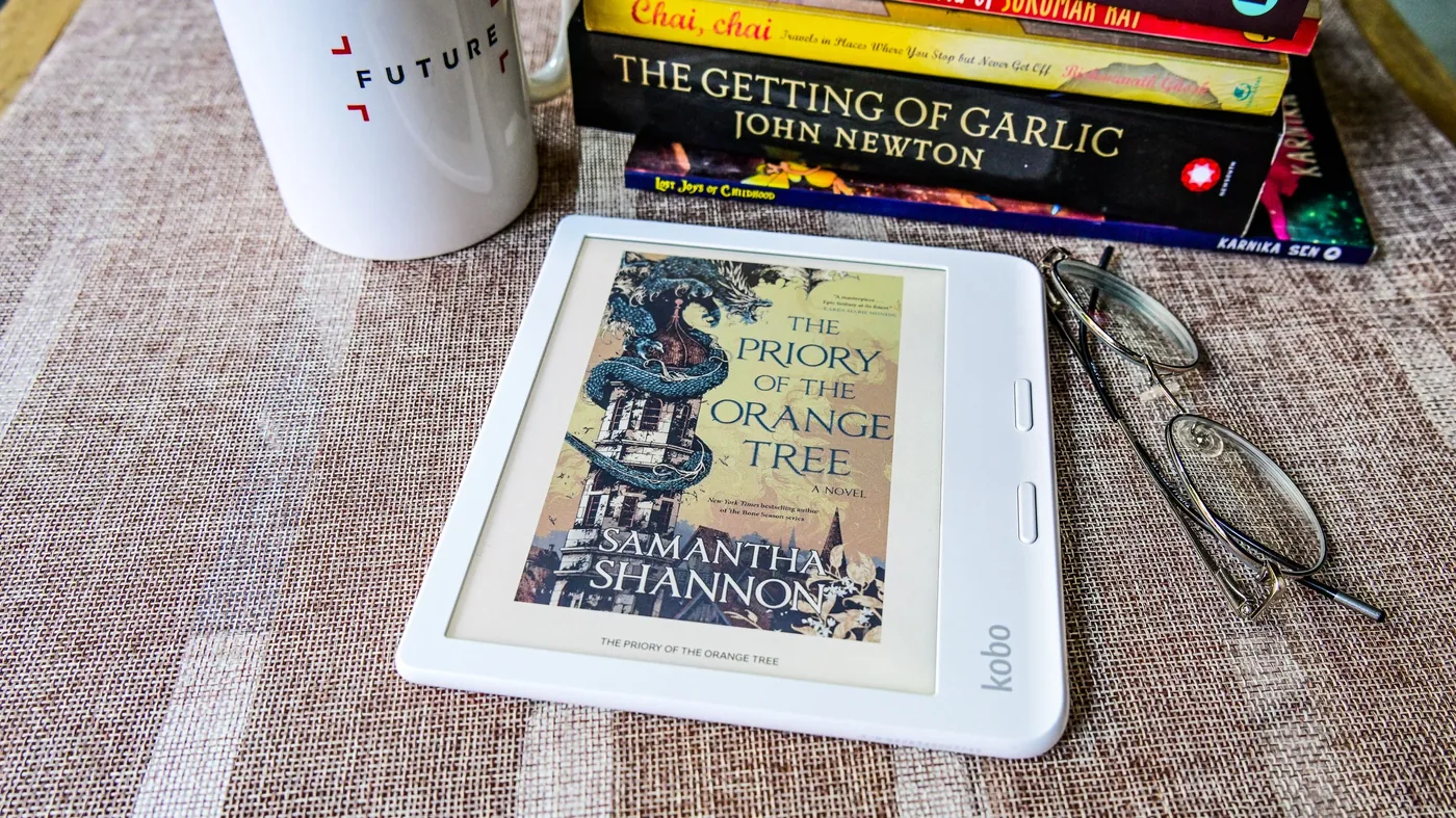A digital book cover rendered in color on the Kobo Libra Colour screen.