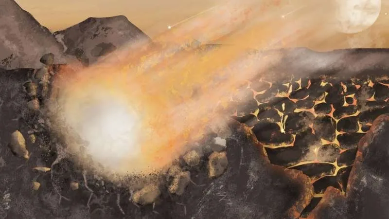 Computer modeling of comet impacts during early solar system evolution.