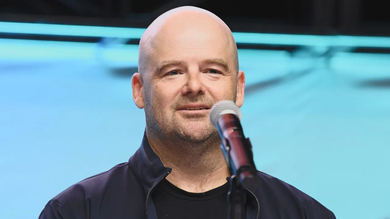 Dan Houser speaks about narrative direction and creative projects during an industry appearance.