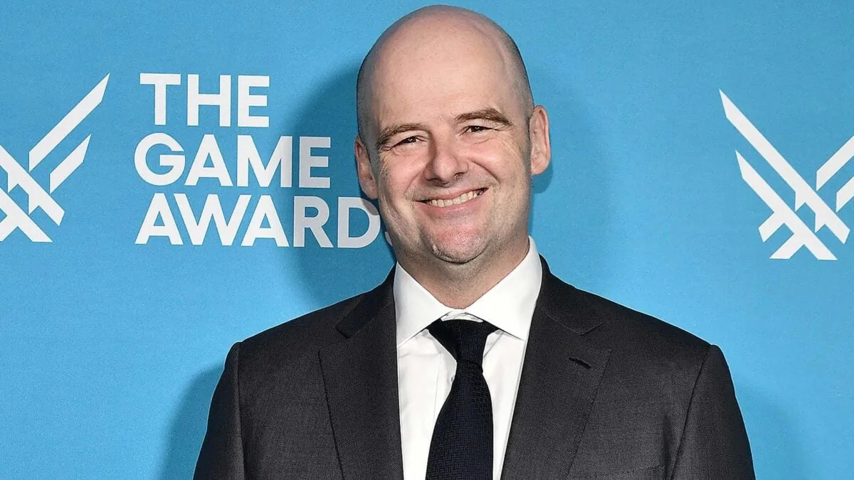 Portrait of former Rockstar Games creative director Dan Houser.