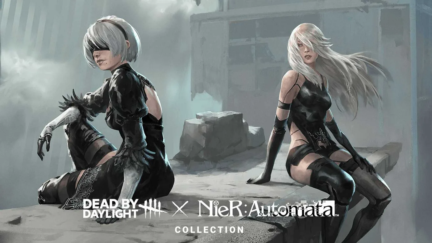Dead by Daylight A2 and 2B from NieR Automata crossover