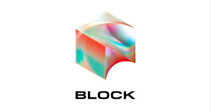 Logomark of Block displayed in reporting on the Dessa AI model.